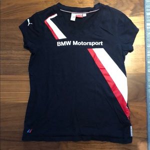 BMW Motorsport Puma T-shirt. Navy.